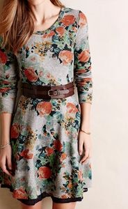 Anthropologie Saturday/Sunday Terry Floral Dress S